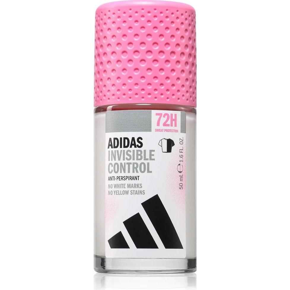 Coty, Deodorante, Adidas Invisible Control 72h Antiperspirant Rollon For Women 50 Ml (Roll-on)
