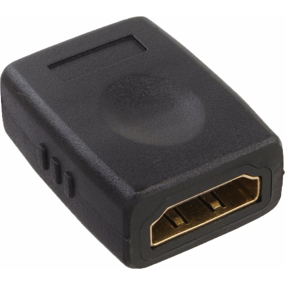 InLine HDMI zu (HDMI, 2 cm), Data + Video Adapter, Schwarz