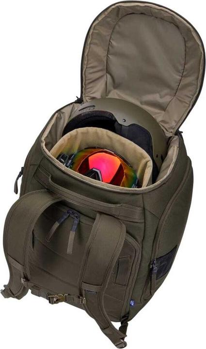 Actual product image Thule 5157 Roundtrip Rolling Ski and Snowboard Boot Backpack 60L Deep Khaki (60 l)