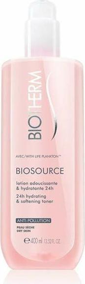 Biotherm Tonico viso idratante per pelli secche Biosource (24h Hydrating & Softening Toner) - Volume: 400 ml (Tonico per il viso, 400 ml)