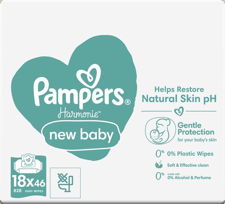 Actual product image Pampers New Baby (828 Piece)
