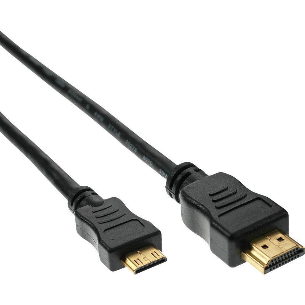 InLine HDMI (Typ A) — mini HDMI (Typ C) (1.50 m, HDMI), Video Kabel