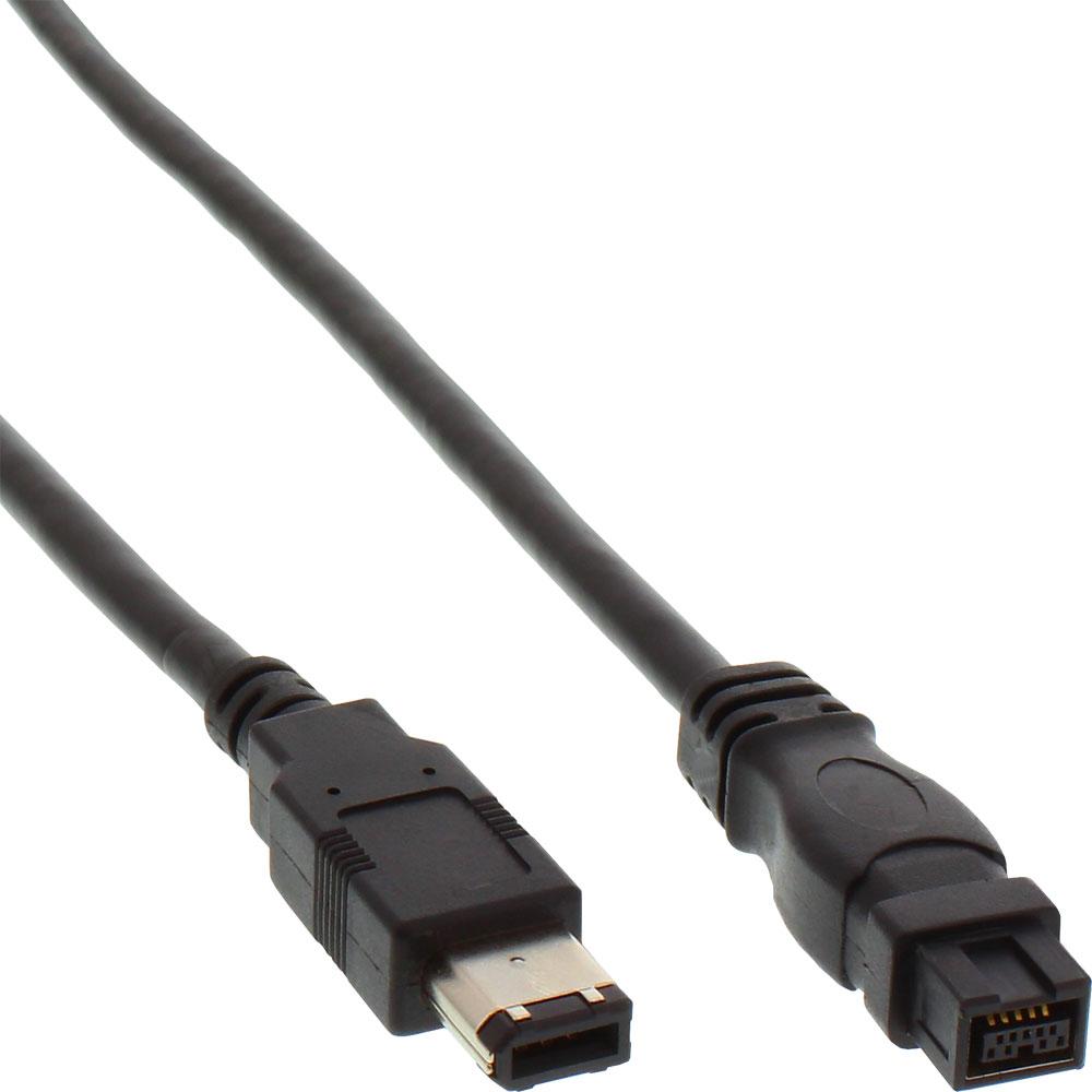 InLine 6pol Stecker—9pol Stecker (1.80 m, FireWire), Schnittstellenkabel