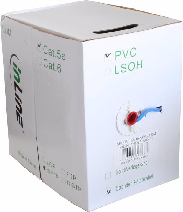 Produktbild InLine Patchkabel Cat.5e (SF/UTP, CAT5e, 100 m)