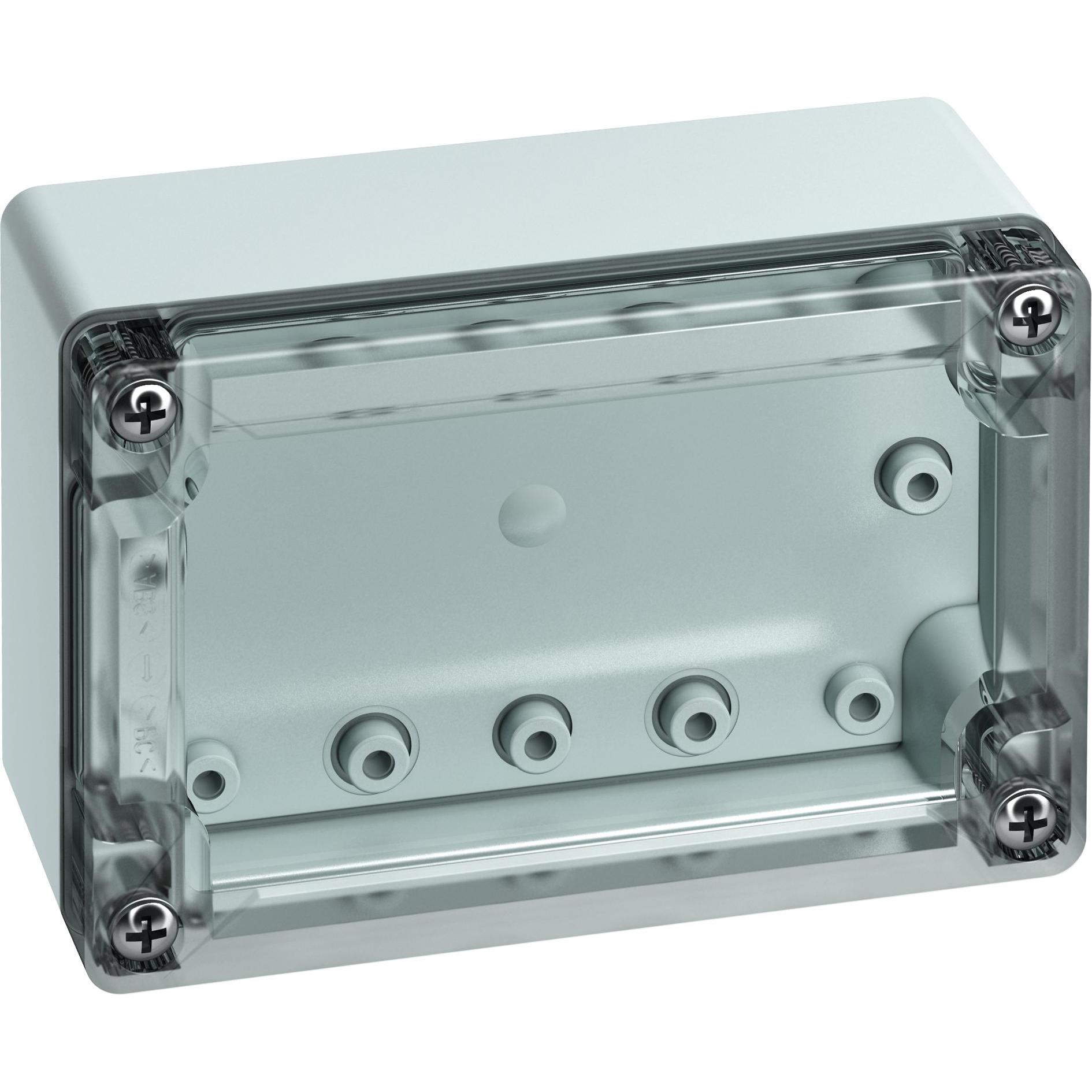 Thumbnail - Spelsberg TG IP67 enclosure, PC, clear lid (Gehäuse), Elektronikzubehör + Gehäuse, Grau
