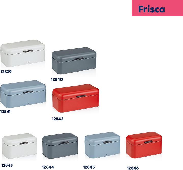 Actual product image Kela Bread box Frisca white matt