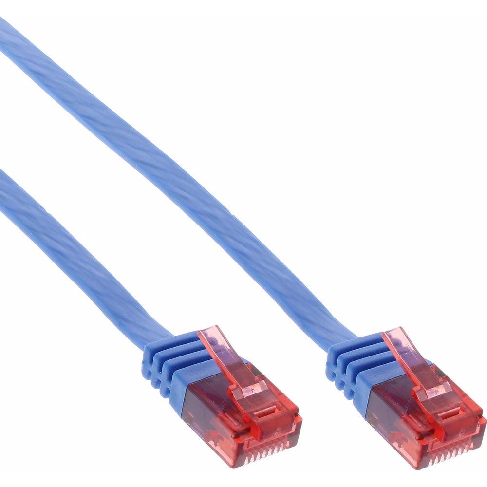InLine Patchkabel flach (U/UTP, CAT6, 7 m), Netzwerkkabel