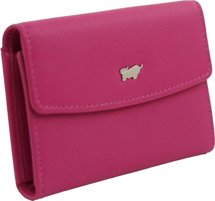 Actual product image Braun Büffel Joy wallet RFID protection leather 10.5 cm
