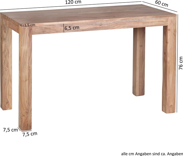 Actual product image Wohnling Mumbai (120 x 60 x 76 cm)