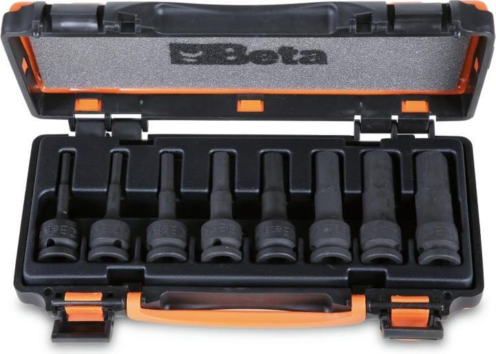 Actual product image BETA 720ME/C8 Hexagon socket set for machine use, tools (8 piece tool set (10 mm, 12 mm, 14 mm, 17 mm, 19 mm, 5 mm, 6 mm, 8 mm)