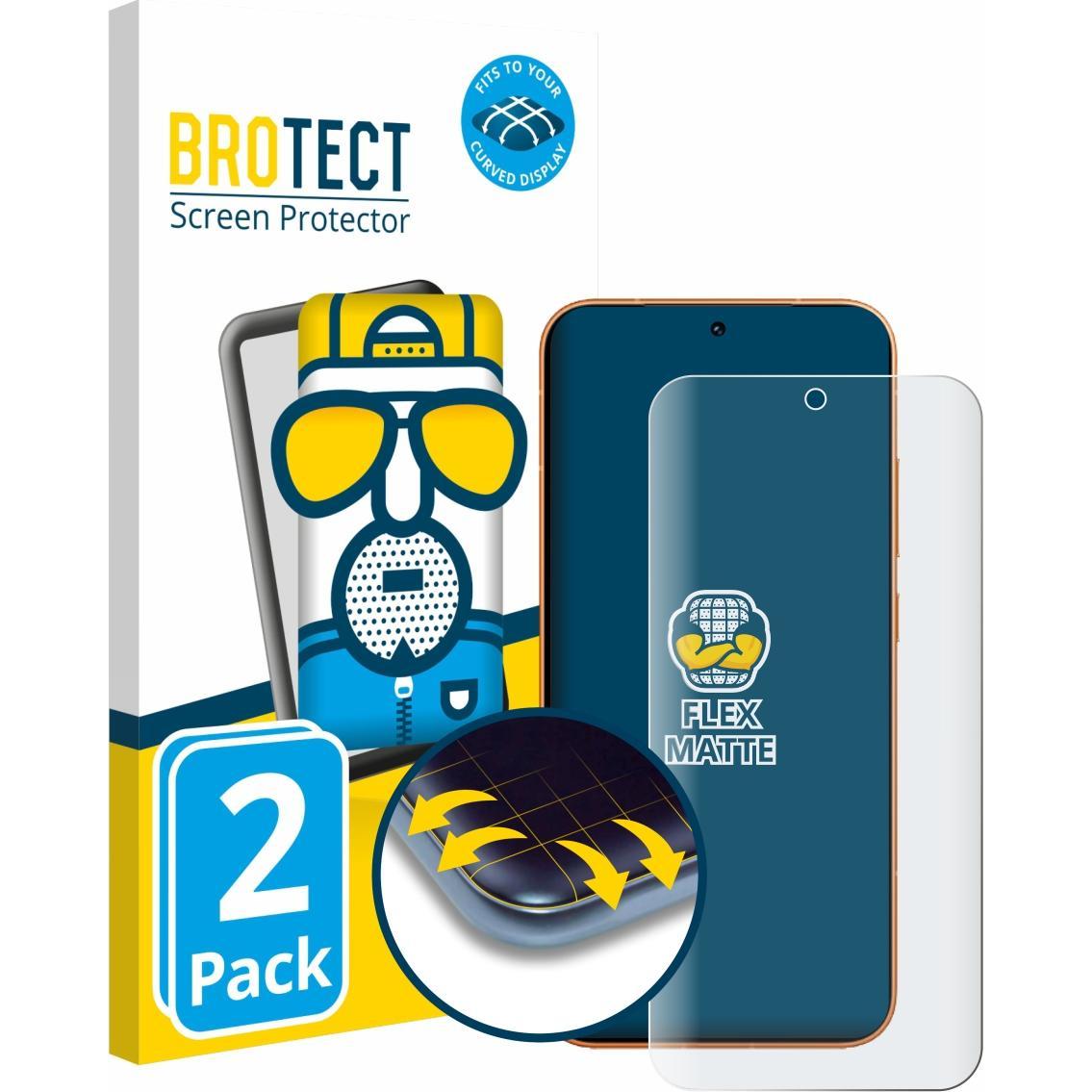 BROTECT Full-Screen Pellicola Opaca (2 pz., Honor Magic 8 Pro), Pellicola protettiva smartphone, Nero