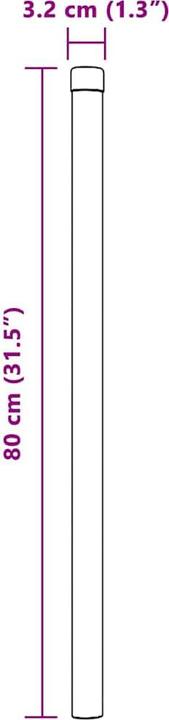 Produktbild vidaXL Zaunpfosten