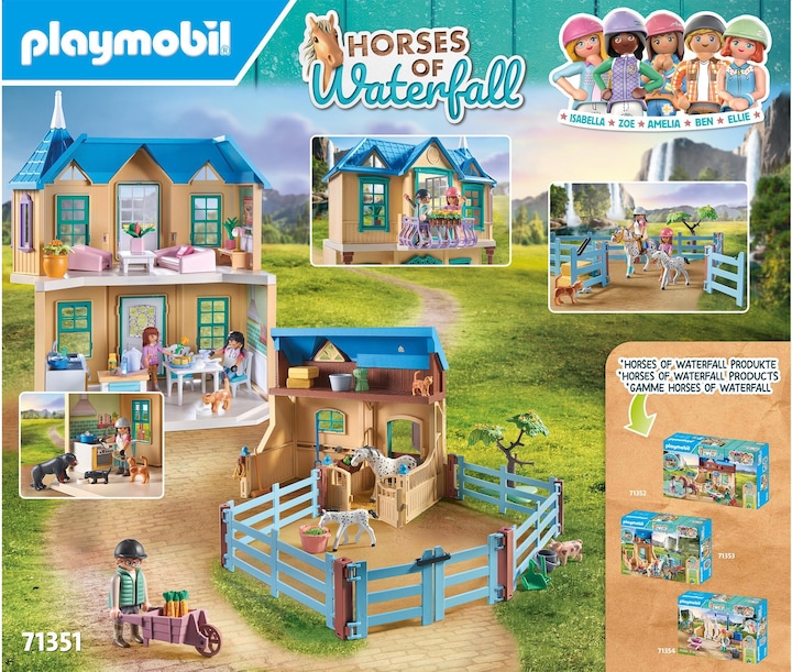 Actual product image Playmobil Waterfall Ranch (71351)