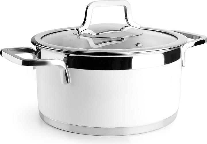 Actual product image Lacor Buffet casserole with lid (Pot, Saucepan, Aluminium, Stainless steel, 24 x 18.90 cm)
