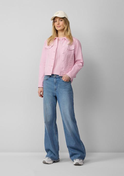 Produktbild S.Oliver T-Shirt T-Shirt im Relaxed Fit mit überschnittenen Schultern (42)