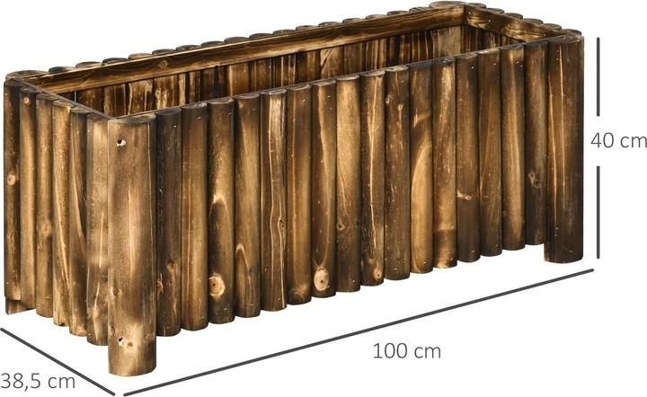 Image du produit Outsunny Blumenkasten (40 x 40 x 40 cm)