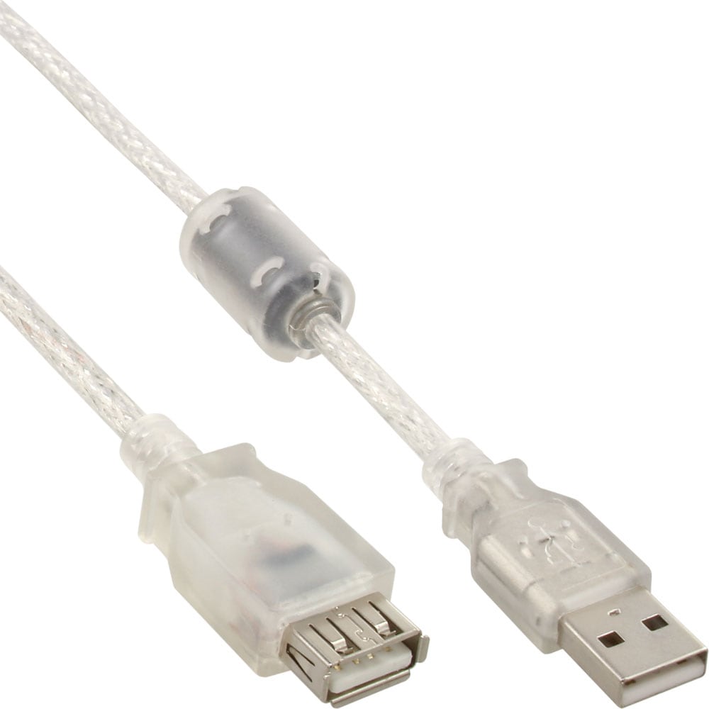 InLine USB 2.0 Verlängerung (0.50 m, USB 2.0), USB Kabel