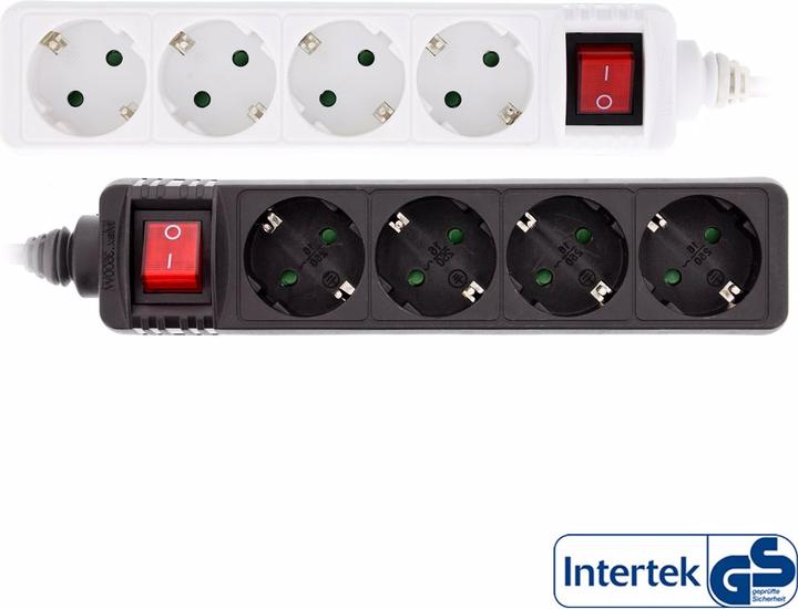 Produktbild InLine Steckdosenleiste (4 x, CEE 7/3, 1.50 m)