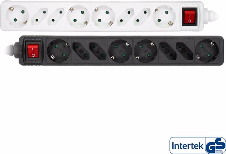 Actual product image InLine Socket strip (8 x, CEE 7/3, 1.50 m)