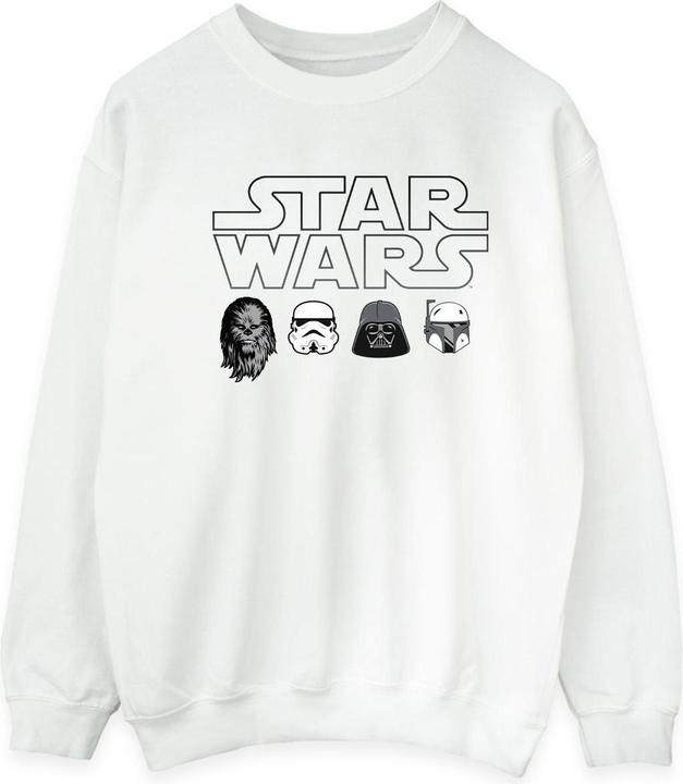 Star Wars Character Heads Sweatshirt