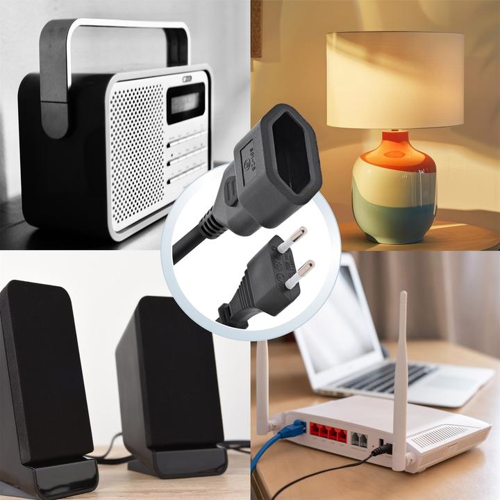 Produktbild InLine Euro-Verlängerung (1.50 m, CEE 7/16)