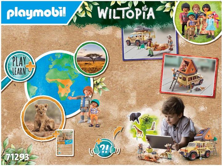 Actual product image Playmobil Wiltopia - With the off-road vehicle with the lions (71293, Playmobil Wiltopia)