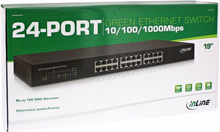 Produktbild InLine Gigabit Netzw. Switch 24-Port (24 Ports)