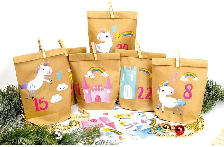 Immagine prodotto Papierdrachen Einhörner