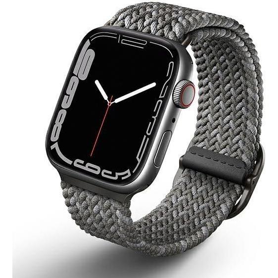 Thumbnail - Uniq pasek Aspen Apple Watch 44424549 mm Series 45678SESE2Ultra Braided DE szary (42 mm, 44 mm, 45 mm, 49 mm, Geflochten...