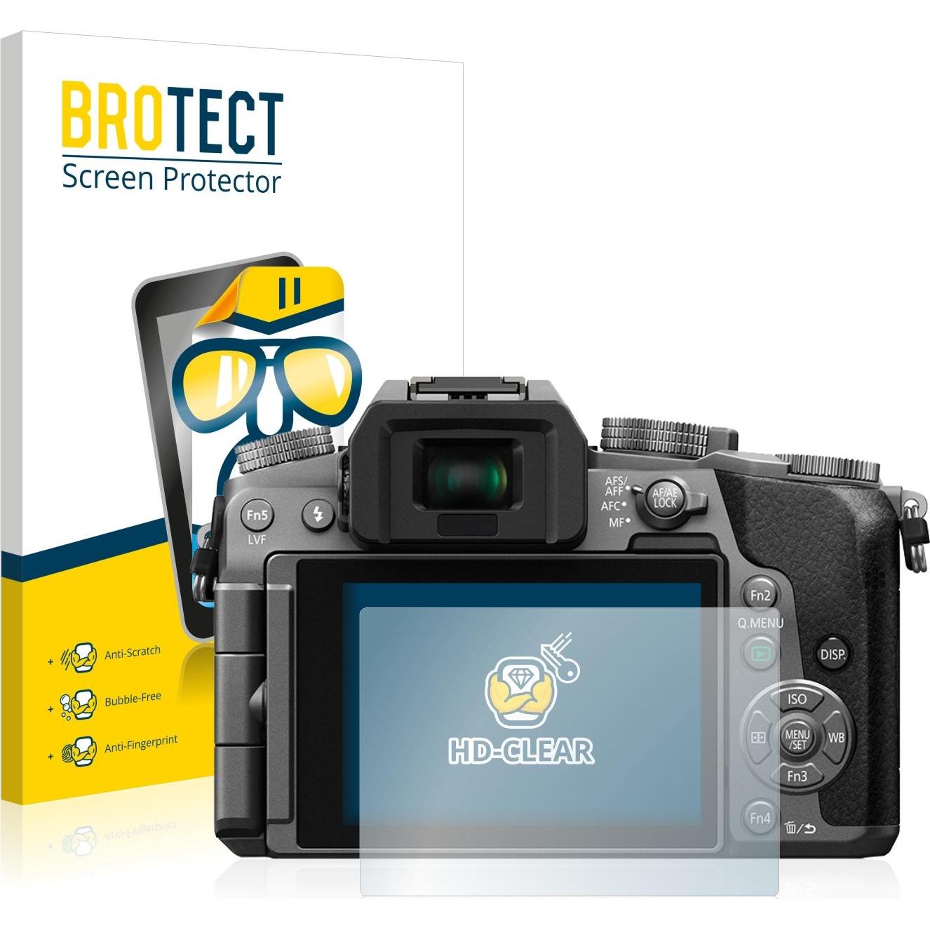 BROTECT Schutzfolie Displayschutz Klar (Displayschutz, Lumix DMC-G70), Kameraschutz, Transparent