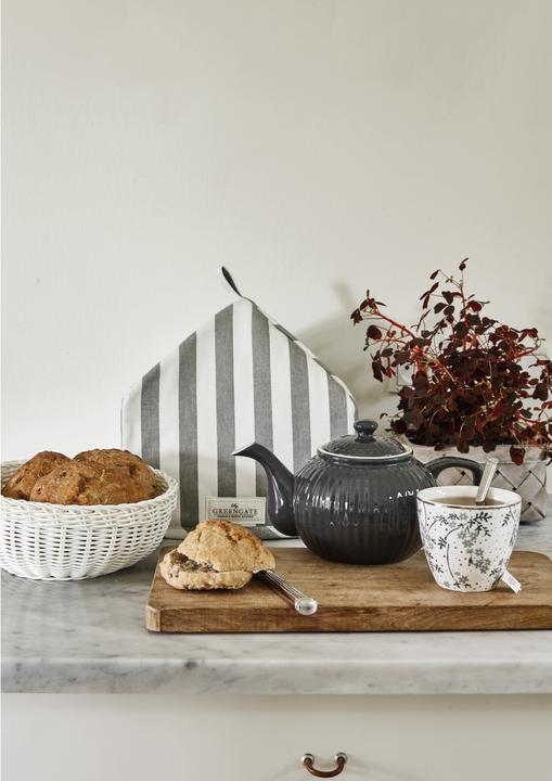 Produktbild Greengate Alice Pastateller stone grey 23 cm (1x)