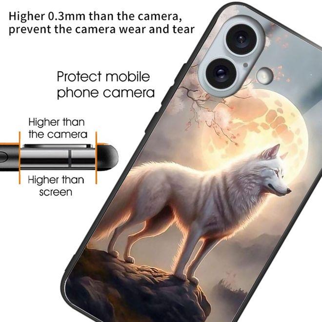 Actual product image MU Style Tempered glass hard case cover (Apple iPhone 16 Plus)