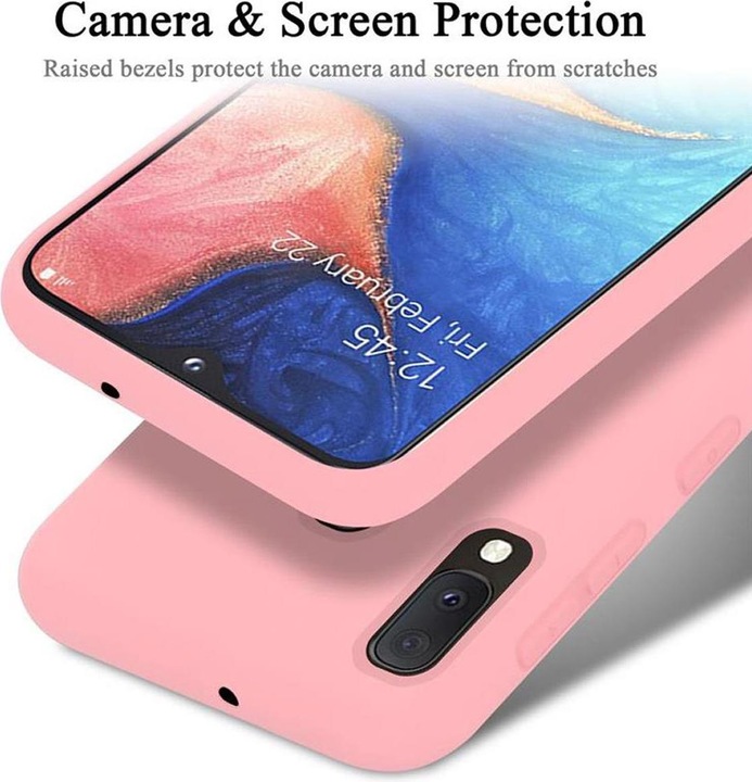 Image du produit Cadorabo TPU Liquid Silicone Case Cover (Samsung Galaxy A20e)