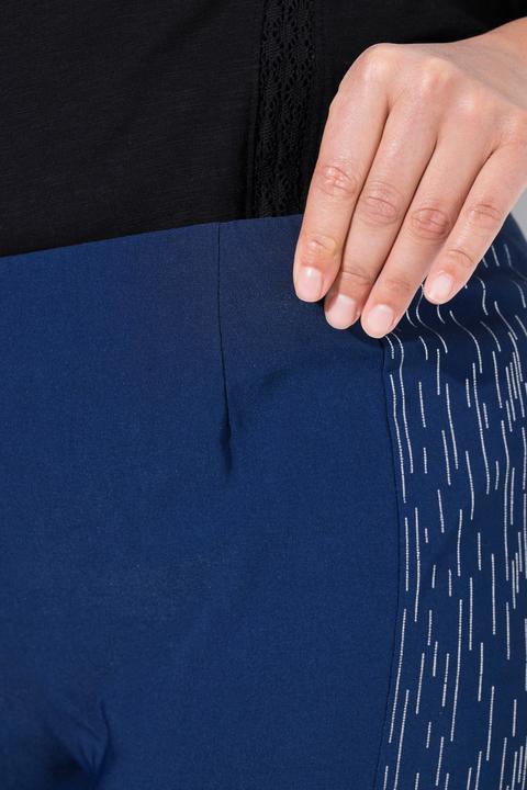 Actual product image Miamoda Bengaline pants with metallic print (58)