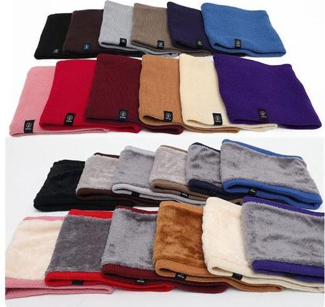 Actual product image MU Classic Knitted hat and neck warmer set (One Size) (One size)