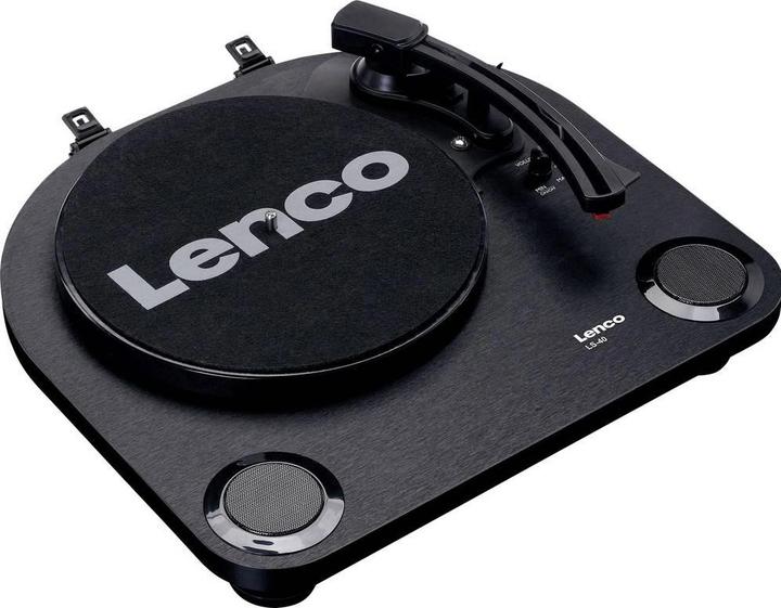 Actual product image Lenco GRAMOFON LS-40BK black (Semi-automatic)