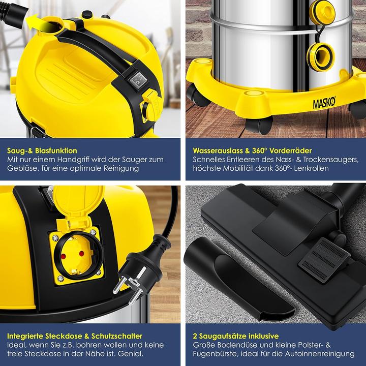 Produktbild Masko K-606S (Nass-Trockensauger)