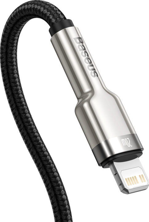 Actual product image Baseus USB C – Lightning (0.25 m, USB 3.0)
