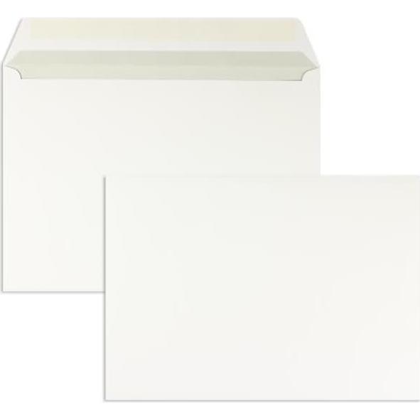 Blanke, Briefumschlag, Kuvertierhüllen B4 120g/qm gummiert VE=250 Stück weiss (B4, 250 x)