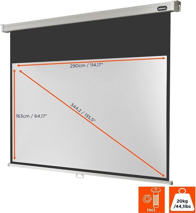 Produktbild Celexon Rollo Professional, Leinwand, 16:9 (135", 16:9)