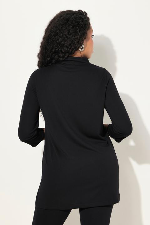 Produktbild Ulla Popken Sweatshirt, Ziersteine, A-Linie, Stehkragen, Langarm (46, 48)