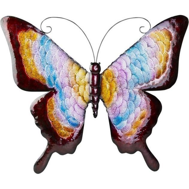 MICA Living, Wanddeko, Wanddeko Schmetterling - ca. 57 x 1,5 x 49 cm