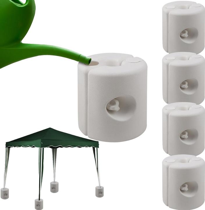 Actual product image Deuba 4 pesi per gazebo (25 cm, 23.50 cm)