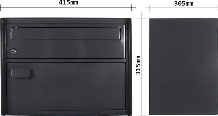 Actual product image Rottner Parcel letterbox Enzian