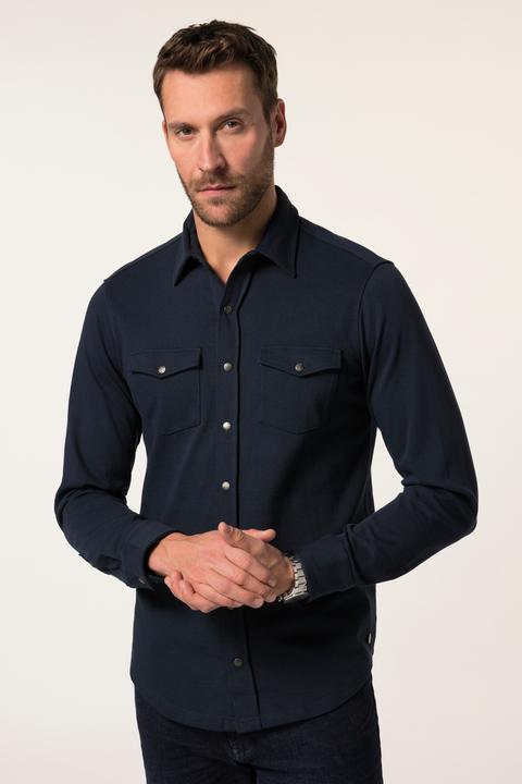 Produktbild JP1880 JP 1880 Sweathemd, Langarm, Kentkragen, Modern Basic Fit (4XL)