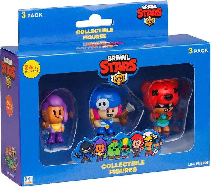 Pmi Kids World Brawl Stars S1 Figures - 3 Pack Ver.D