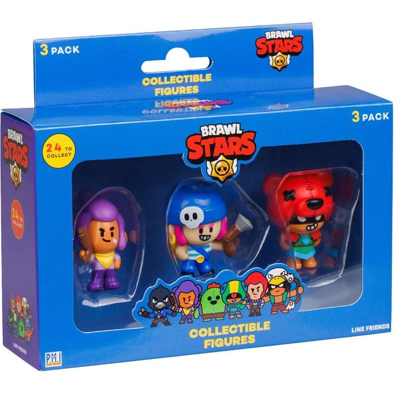 Pmi Kids World Brawl Stars S1 Figures - 3 Pack Ver.D