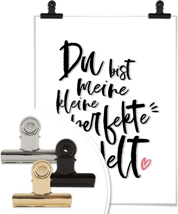 Actual product image Trenddeko You are my perfect little world (30 x 40 cm)