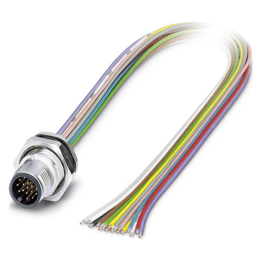 Phoenix Contact Sensor/actuator spoel-type connector, Kabels + Stekkers, Zilver