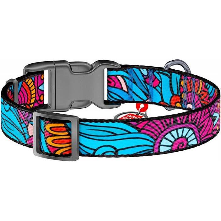 Thumbnail - Waudog Summer NylonHundehalsband mit QRCodeGrL (L, Hund, Hundesport), Halsband + Leine